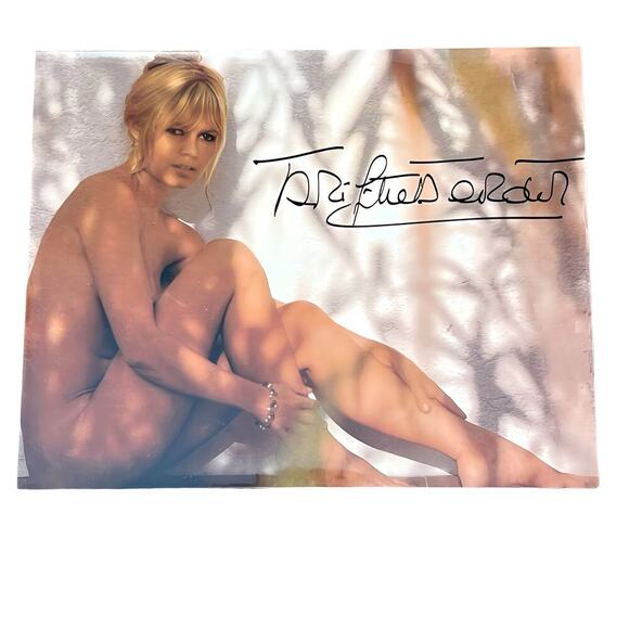 Brigitte Bardot Signed 8x10 Photo Rare Nude COA Authentic Vintage collectible ￼ - Picture 1 of 3